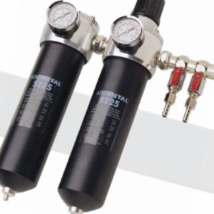 Filtre régulateur peinture+ unité de lubrification avec deux sorties d’air
